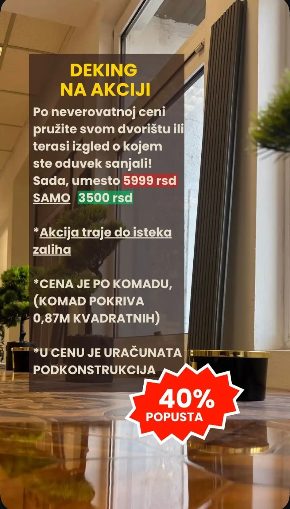 Sekvoja blog – Decking – Neverovatna ponuda! 40% popusta samo u Sekvoji